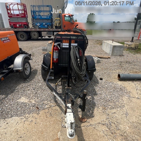 2021 Lincoln Electric Vantage 322 Vantage 322 Ready Pak 3 w/ Decals, ORANGE (includes trailer, cable rack, fender light kit) NO Telematics