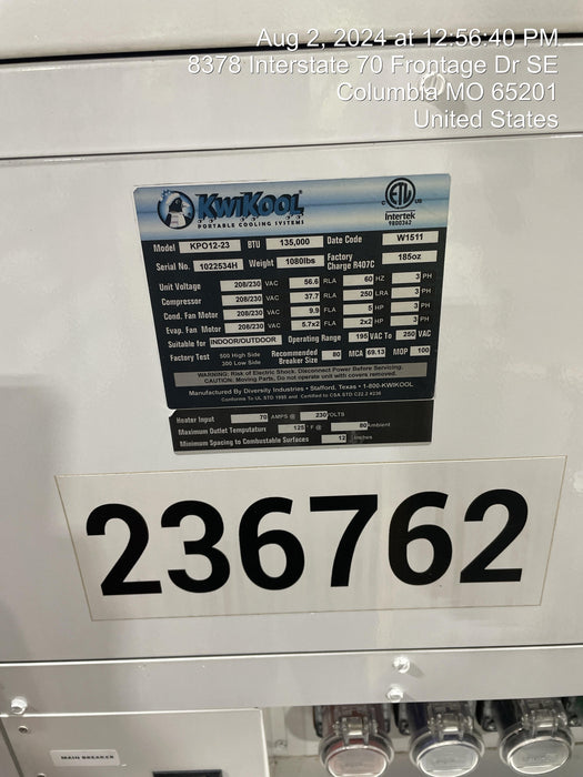 2022 KWIKOOL KPO12-23H