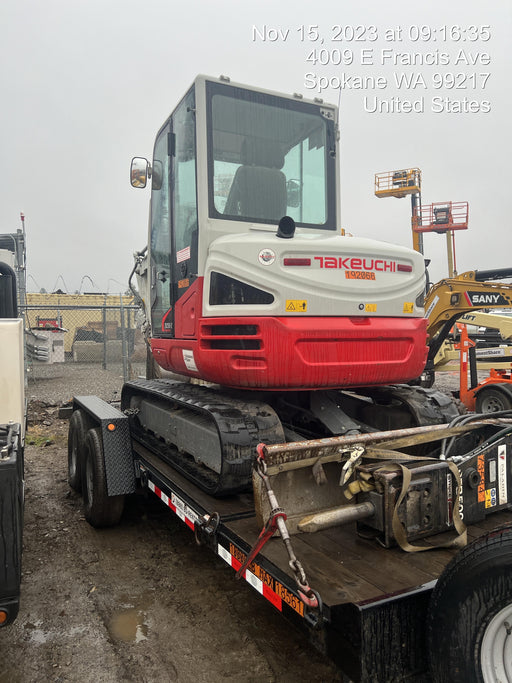 2021 Takeuchi TB250-2C Cab/Heat/Air, Rubber Tracks, Manual QC