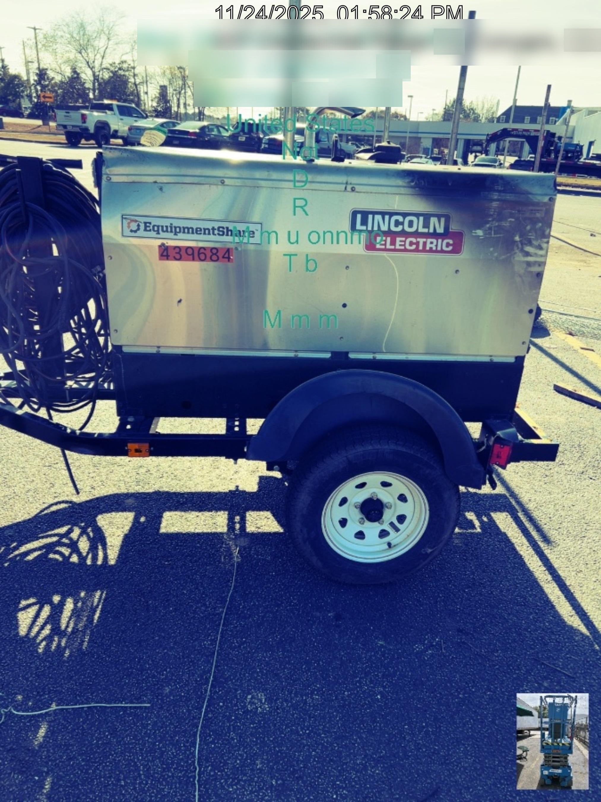 2024 Lincoln Electric LE400 Kubota V1505, Trlr, Cable Rack, Light Kit, ES Decals, T3