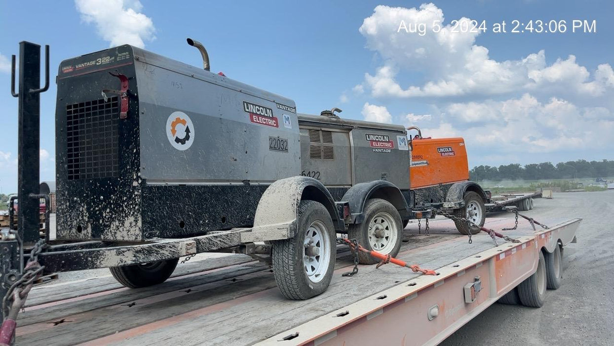 2022 Lincoln Electric LE400 Kubota V1505, Trlr, Cable Rack, Light Kit, ES Decals, T3