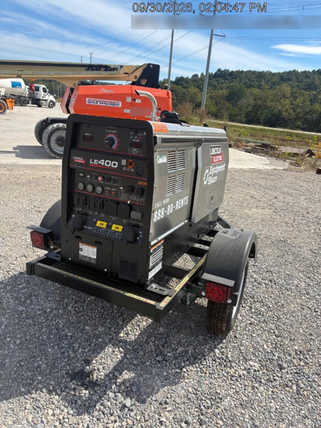 2024 Lincoln Electric LE400 Kubota V1505, Trlr, Cable Rack, Light Kit, ES Decals, T3
