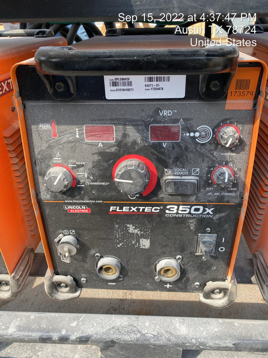 2021 LINCOLN ELECTRIC FLEXTEC 350X