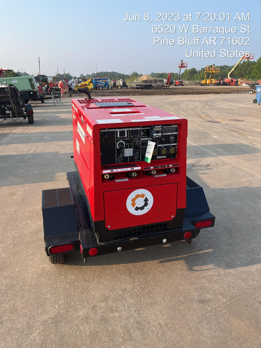 2023 Shindaiwa DGW400MDL Kubota D902 Engine, 23 HP, Dual Op Welder, Wire, Arc, Droop Stick, Tig, and CC Stick Functionality, Simulphase, 3 Phase and 1 Phase Gen Output, Single Axle NB Trlr, Slr Trckl Chrg 12V 12W, Fire Ext
