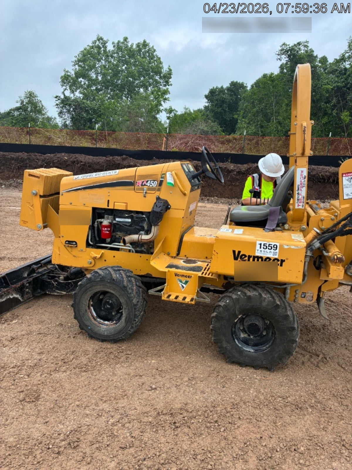 2019 VERMEER RTX450