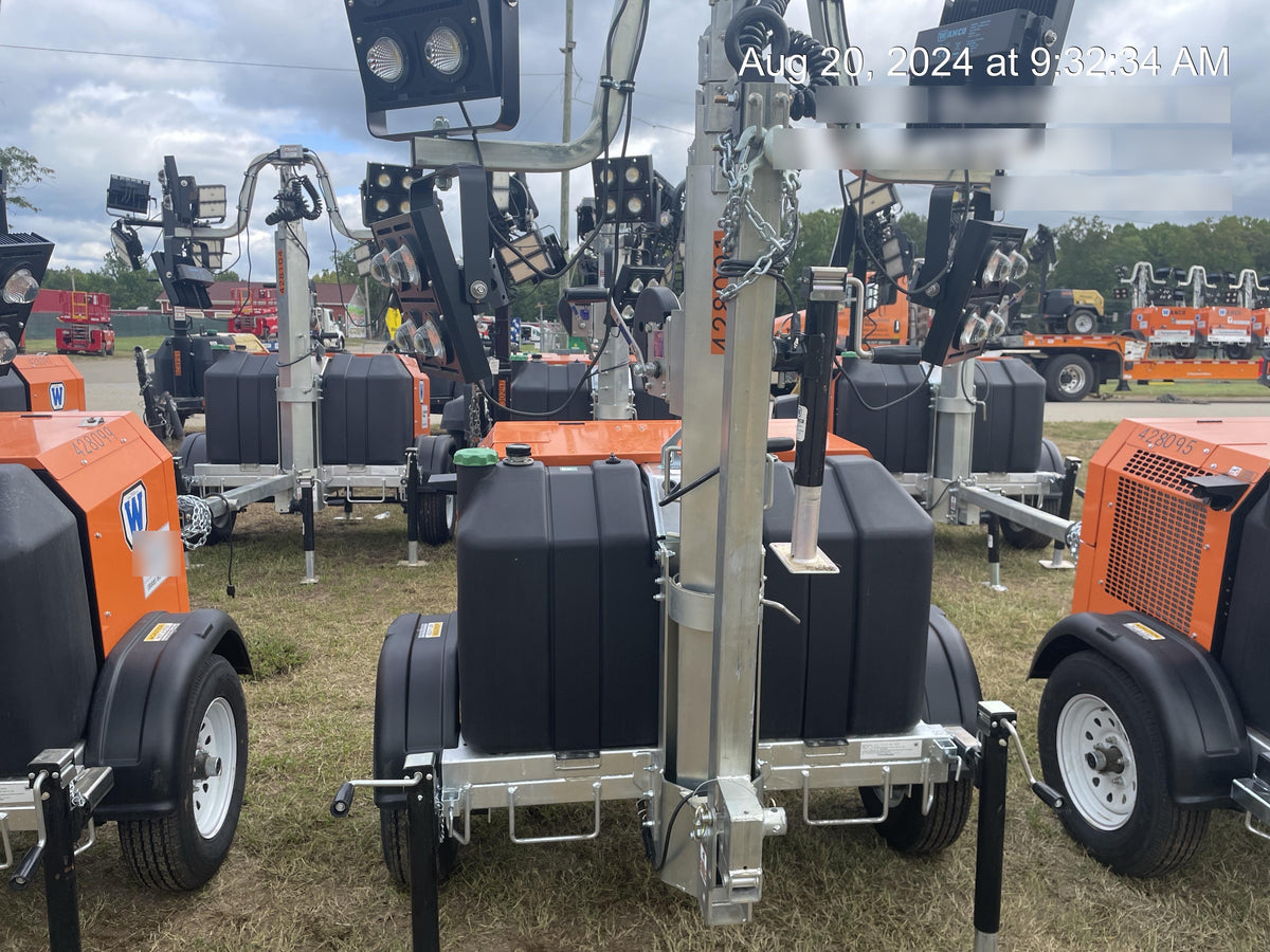 2024 Wanco WLTT-4MM4K Diesel, Deep Sea Controller, Shore Power Plug, Auto Start, (4) 350W LED Floodlights, 4kW Generator, 60 Gal Fuel Tank, 2" Ball, T3