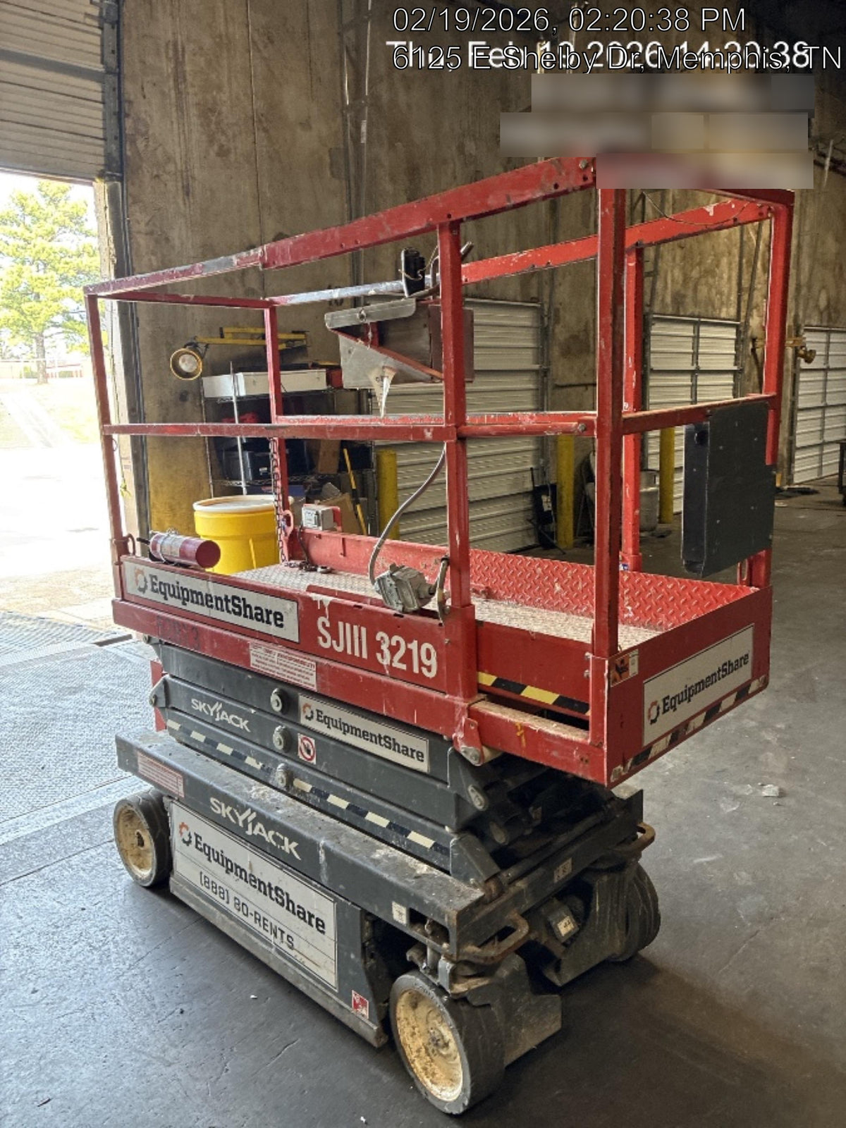 2019 Skyjack SJIII-3219 Standard Options, Trojan Batteries