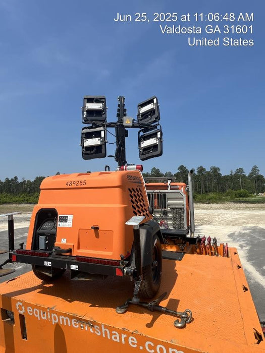 2025 Generac MLTS-4 Diesel, Mitsubishi L2E, 7.1 hp @1800 rpm, Flex Switch 120V Input, Powerzone Controller, (4) 320W LED Lights, 4kW Generator, 39.9 Gal Fuel Tank, 2" Ball, T3, ES Decals