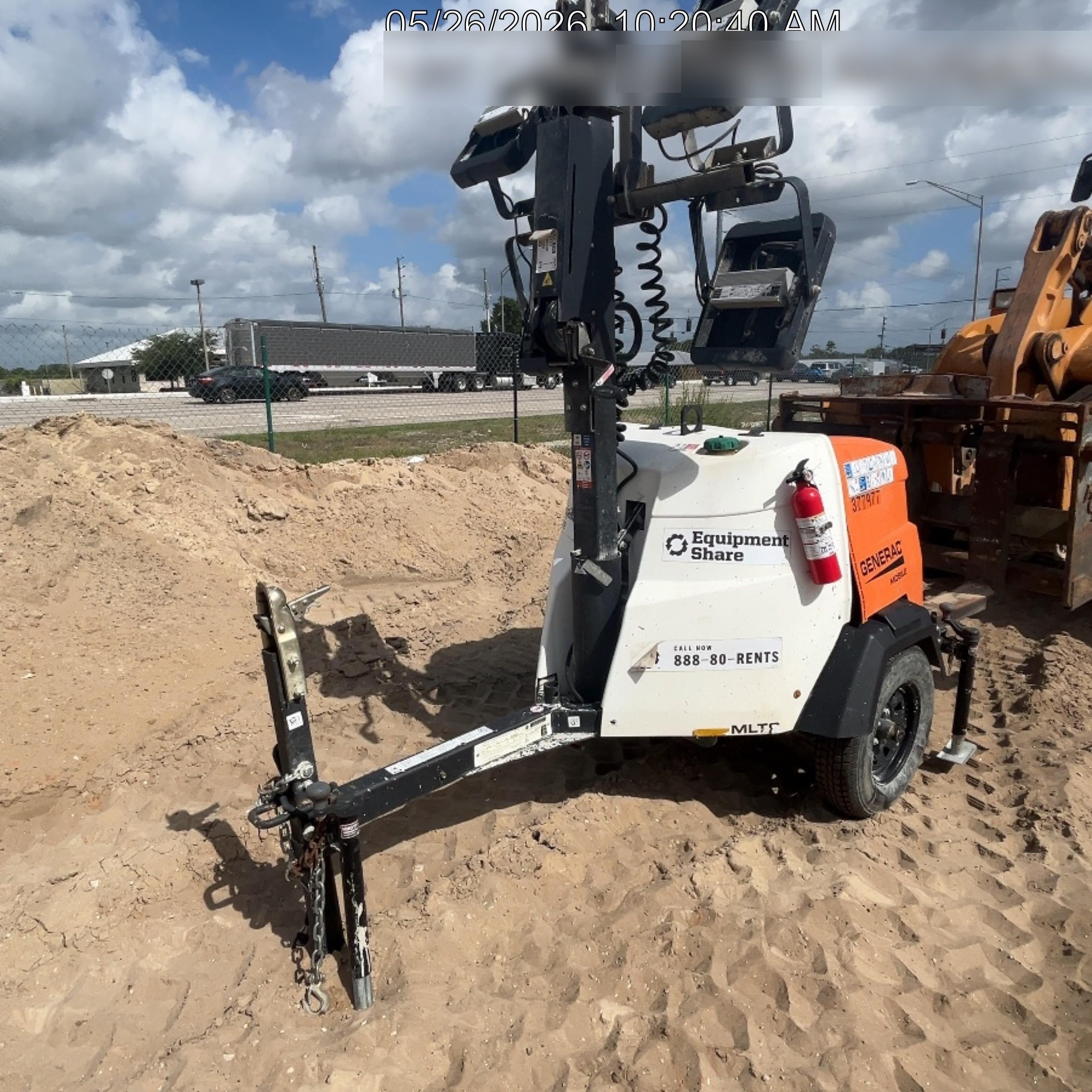 2023 Generac MLT2 Diesel, Flex Switch 120V Input, Powerzone Controller, 
(4) 320W LED Lights, 4kW Generator, 39.9 Gal Fuel Tank, 2" Ball, T3