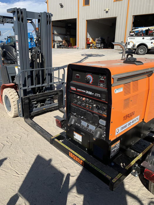 2021 Lincoln Electric Vantage 322 Vantage 322 Ready Pak 3 w/ Decals, ORANGE (includes trailer, cable rack, fender light kit) NO Telematics