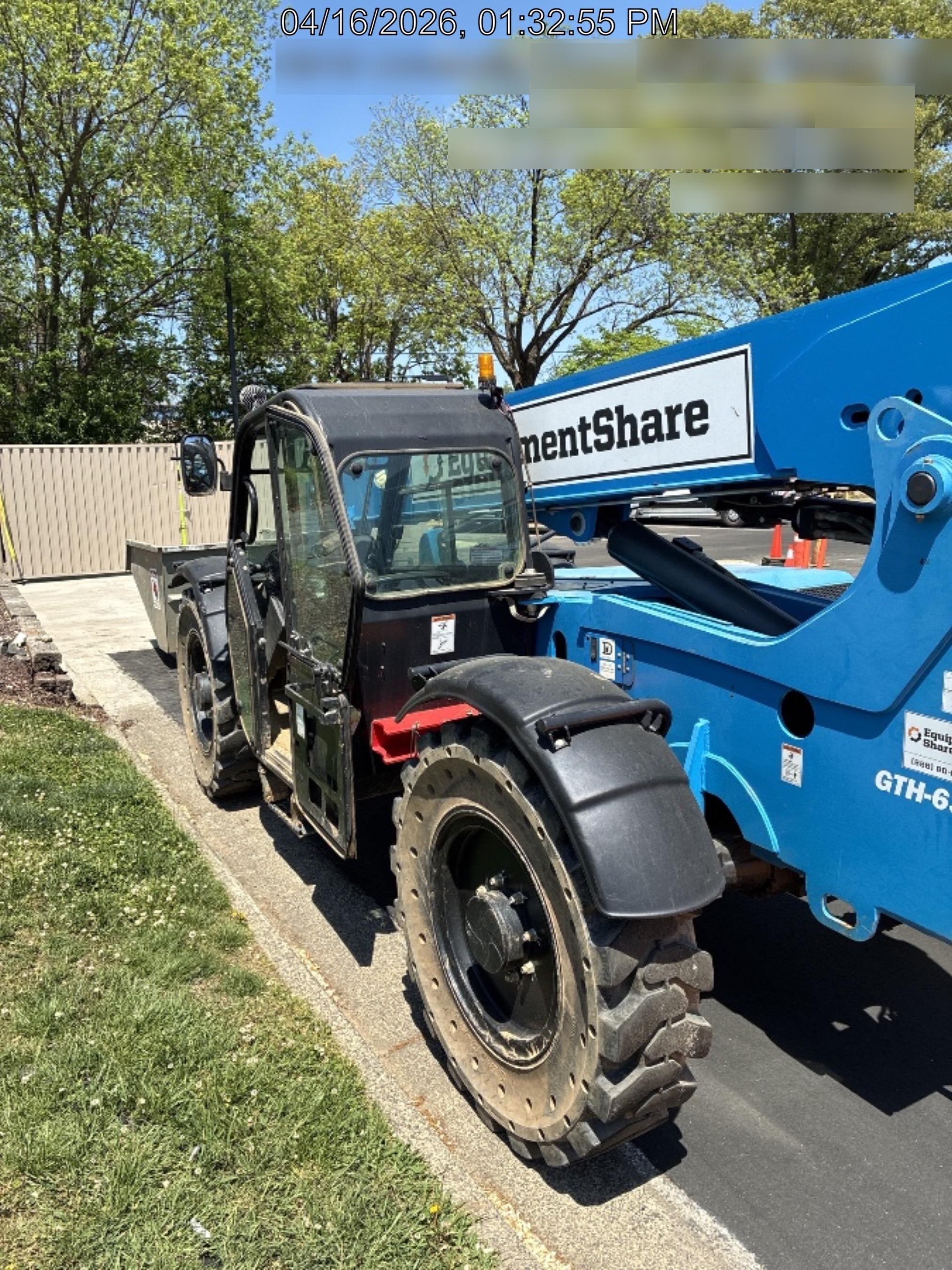 2020 Genie GTH-636 Cab/Heat/Air, Solid Tires, Work Lights, Beacon, Aux Hydraulics, Back up Alarm