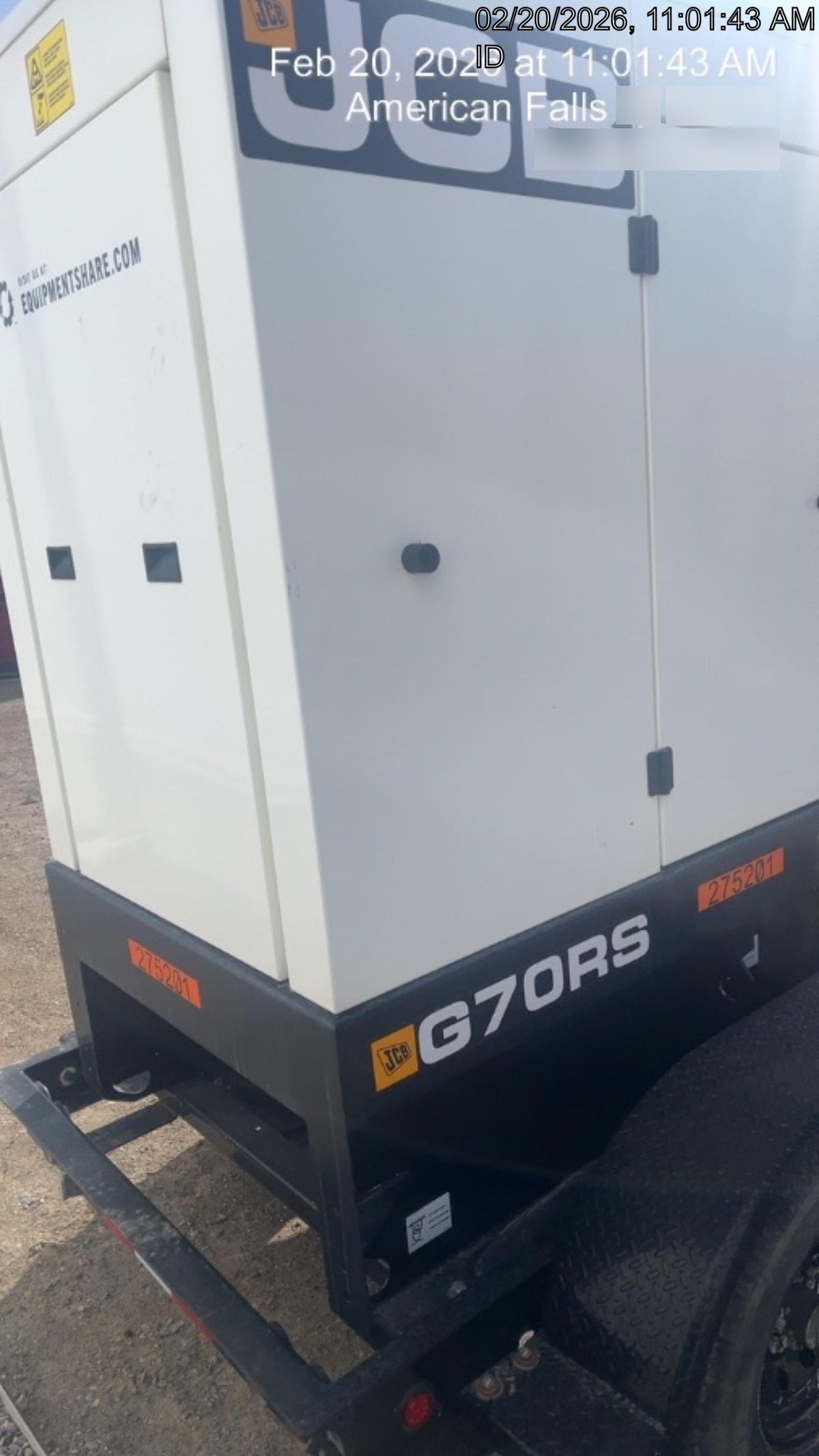2022 JCB G70RST4F