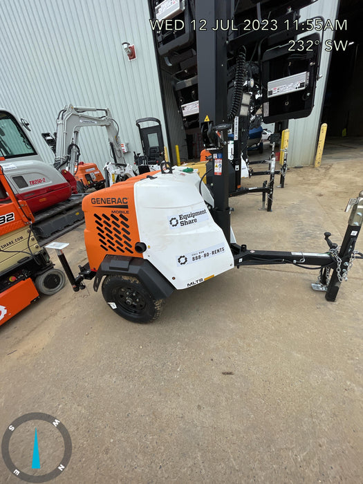 2023 Generac MLT2 Diesel, Flex Switch 120V Input, Powerzone Controller, (4) 320W LED Lights, 4kW Generator, 39.9 Gal Fuel Tank, 2" Ball, T3