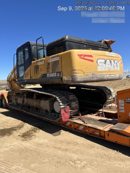 2019 Sany SY365C LC Sany SY365 Tier 4 - Cab, Hydraulic QC, Buckets: 48", Hydraulic Hammer 8,000lb impact class