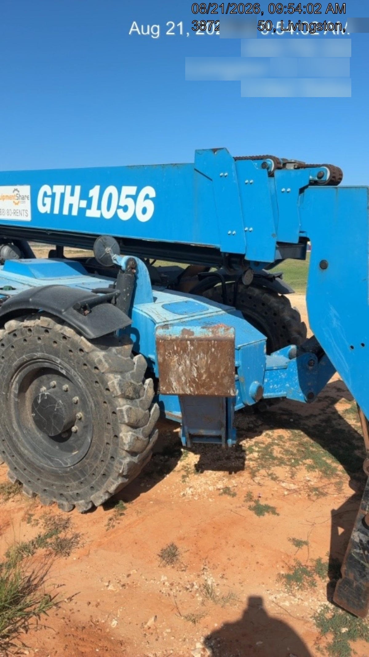 2017 Genie GTH-1056 Genie GTH1056, Solid Tires, 60" carriage, Open ROPS - GTH10E-11935