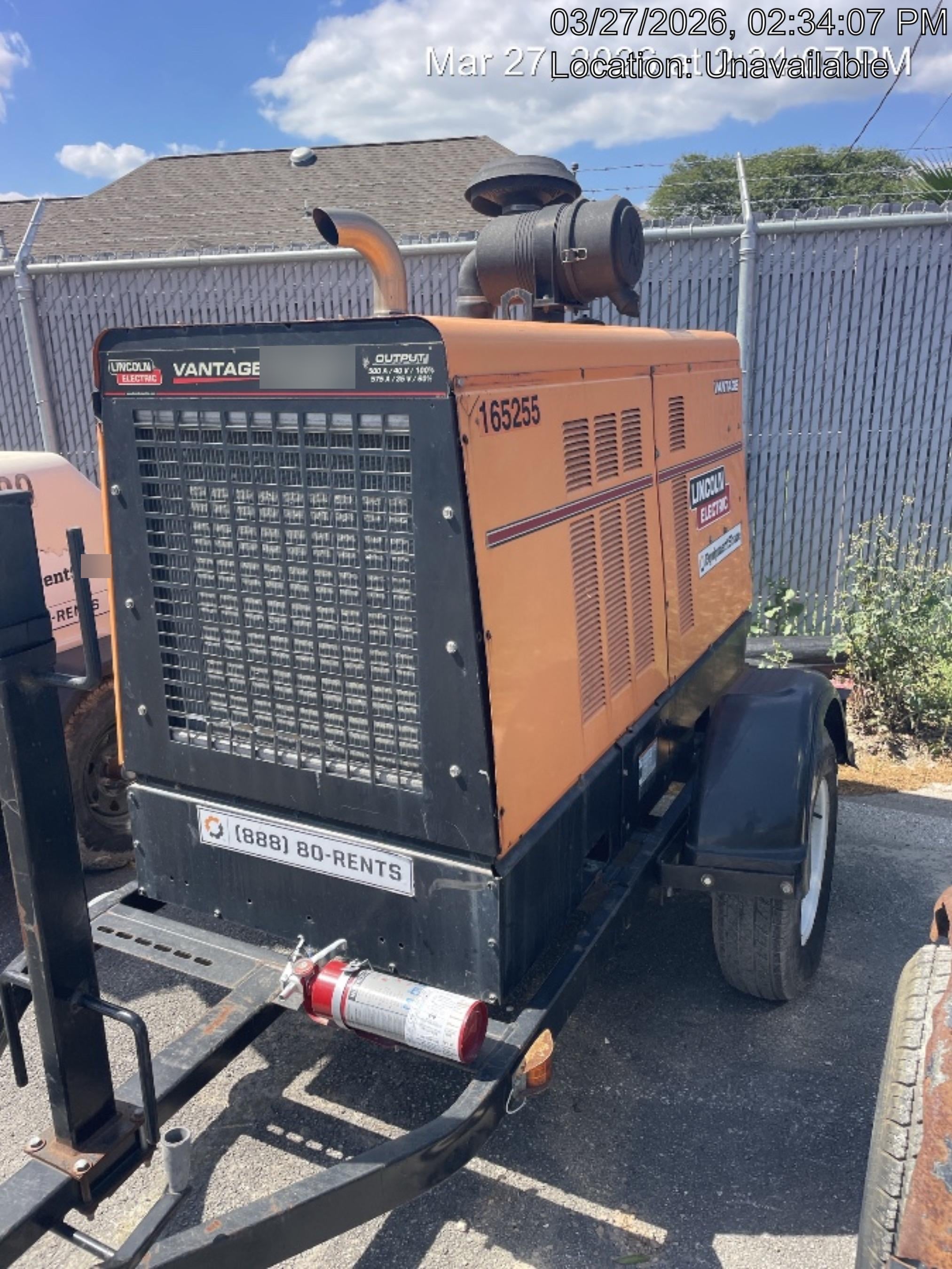 2021 Lincoln Electric Vantage 549X VANTAGE 549X READY-PAK 3 (EQUIPMENTSHARE)