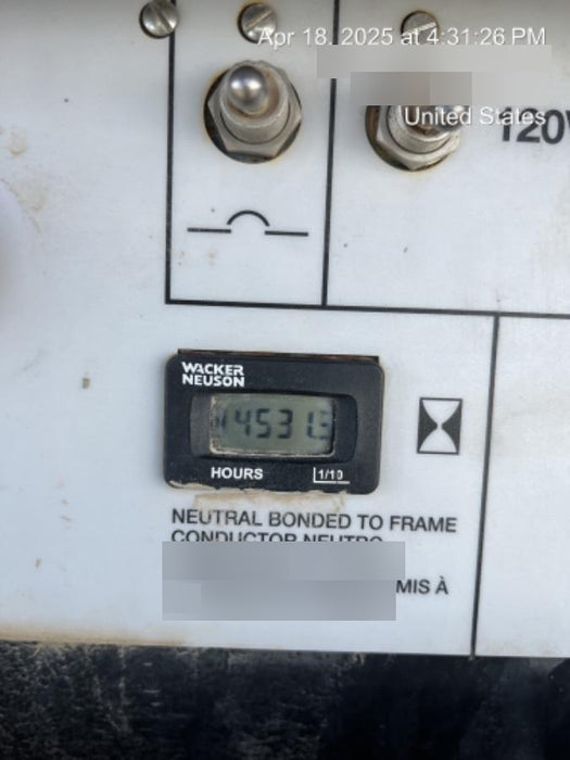 Wacker Neuson LTV6K-MH Wacker Neuson LTV6K Towable Light Tower