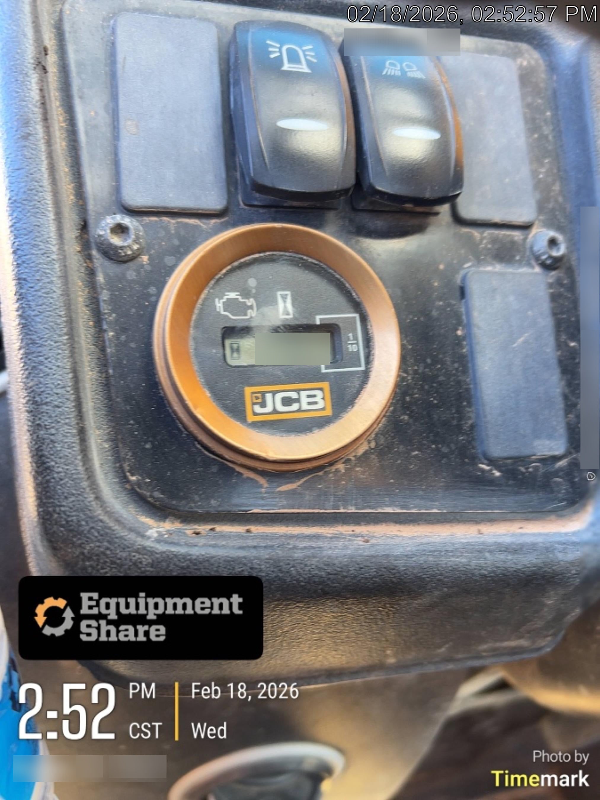 2019 JCB 510-56 74 HP w/CAB/HVAC, Beacon, Worklights, Aux Hydraulics, Foam Filled Tires w/60" Carriage/Forks
