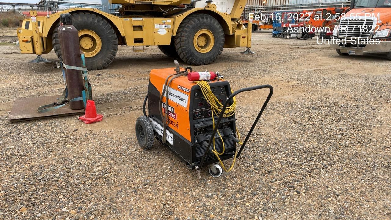 2021 Lincoln Electric Ranger 305 LPG LPG One-Pak (includes undercarriage, tank holder & tank strap) ORANGE