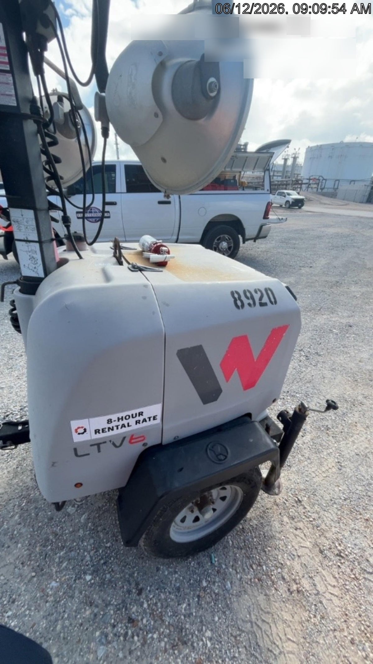 2018 Wacker Neuson LTV6L-MH Wacker Neuson LTV6L Towable Light Tower