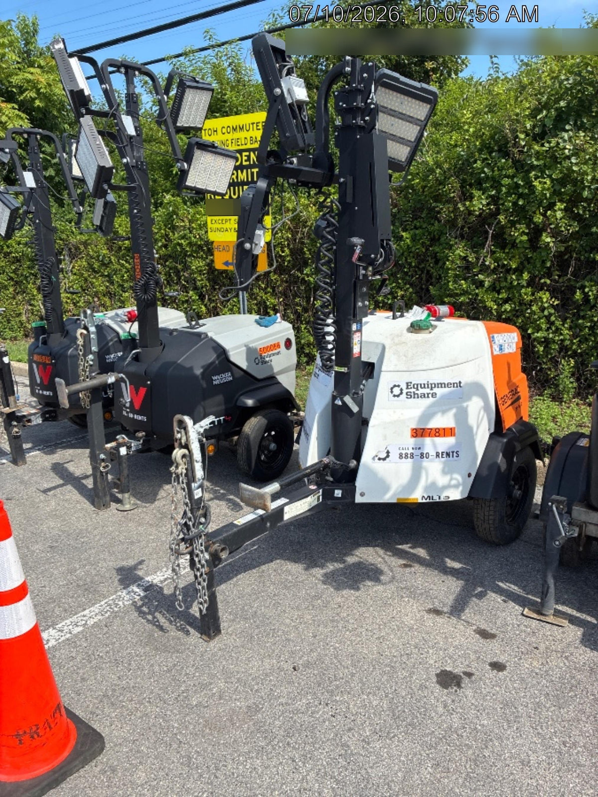 2023 Generac MLT2 Diesel, Flex Switch 120V Input, Powerzone Controller, 
(4) 320W LED Lights, 4kW Generator, 39.9 Gal Fuel Tank, 2" Ball, T3