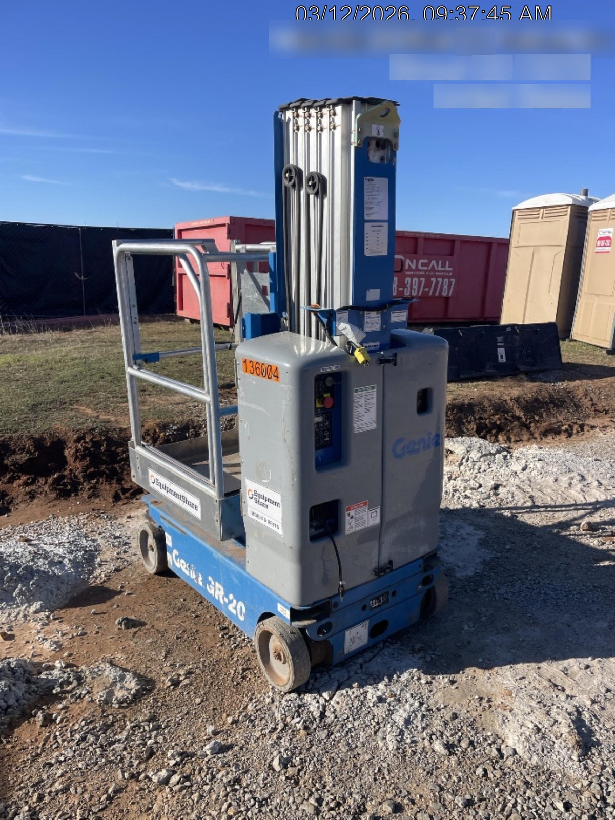 2021 GENIE GR-20
