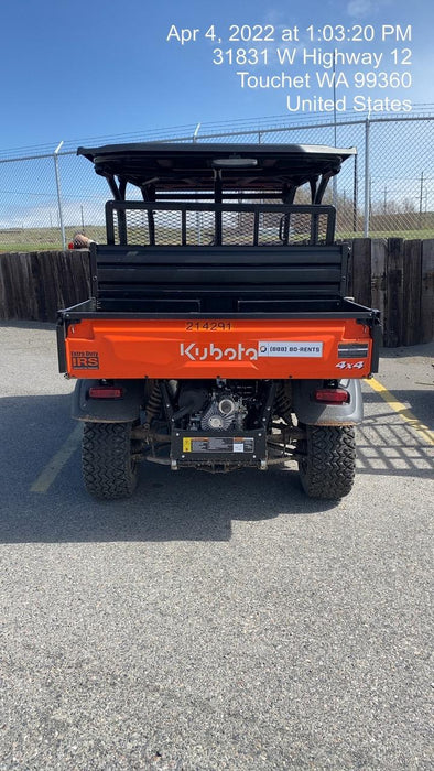 2022 Kubota RTV-X1140W-H Plastic Canopy, Windshield Acrylic Clear, LED Strobe Light, Wire Harness Kit, Back up Alarm