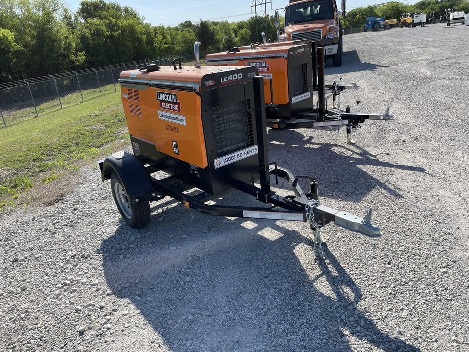 2022 Lincoln Electric LE400 Kubota V1505, Trlr, Cable Rack, Light Kit, ES Decals, T3