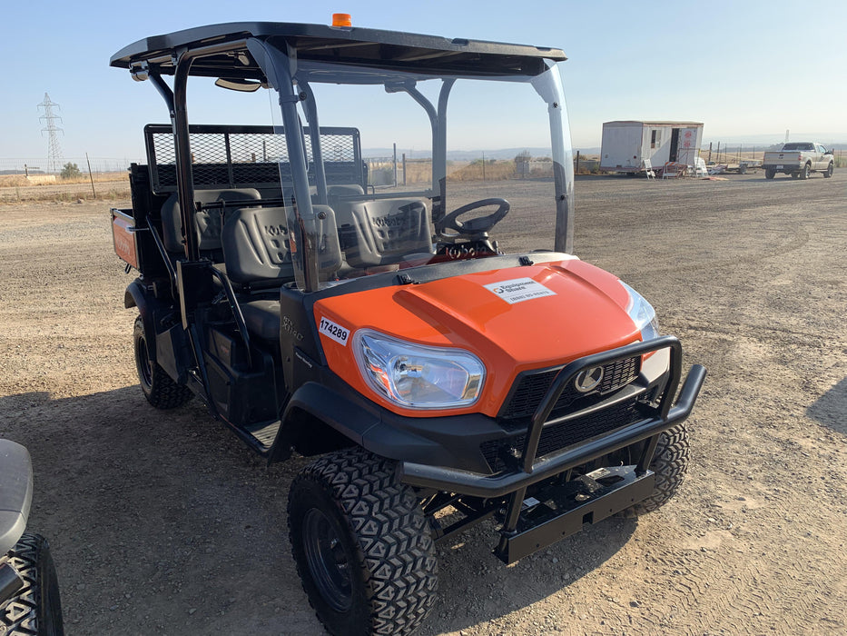 2021 Kubota RTV-X1140W-H Plastic Canopy, Windshield Acrylic Clear, LED Strobe Light, Wire Harness Kit, Back up Alarm