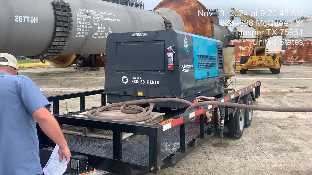 2024 TEXAS PRIDE TRAILERS 18'-20' Lowboy Sand Blasting Unit