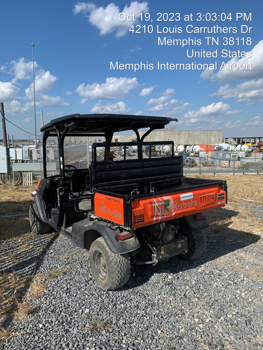2021 Kubota RTV-X1140W-H Plastic Canopy, Windshield Acrylic Clear, LED Strobe Light, Wire Harness Kit, Back up Alarm