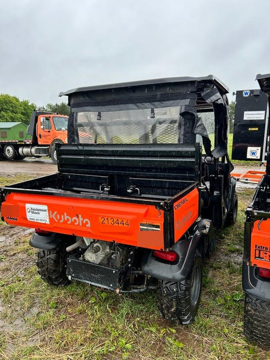 2022 Kubota RTV-X1140W-H Plastic Canopy, Windshield Acrylic Clear, LED Strobe Light, Wire Harness Kit, Back up Alarm