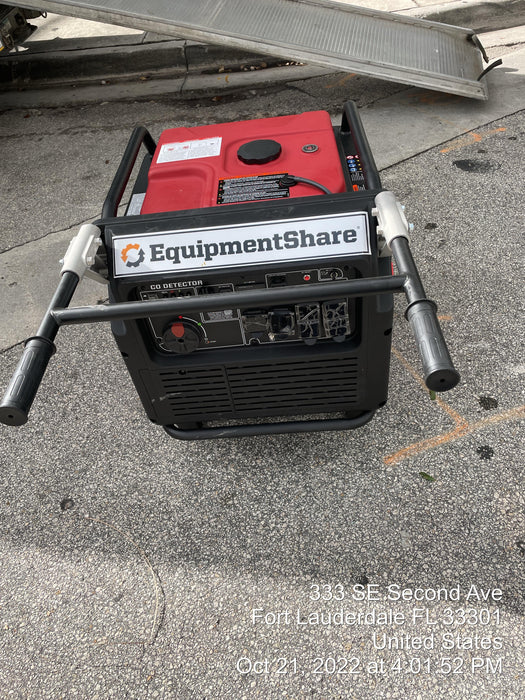 2022 Mi-T-M GEN-8000-IMM1E 7300W, (2) 120V Outlets, GFCI, Inverter