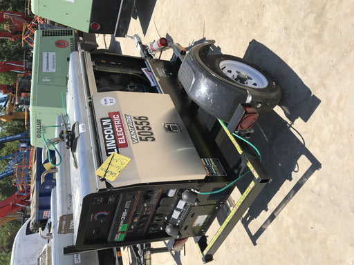 2019 Lincoln Electric Vantage 322 Welder Ready-Pak 3, Two wheel trailer, Fender and Light kit, Cable Rack