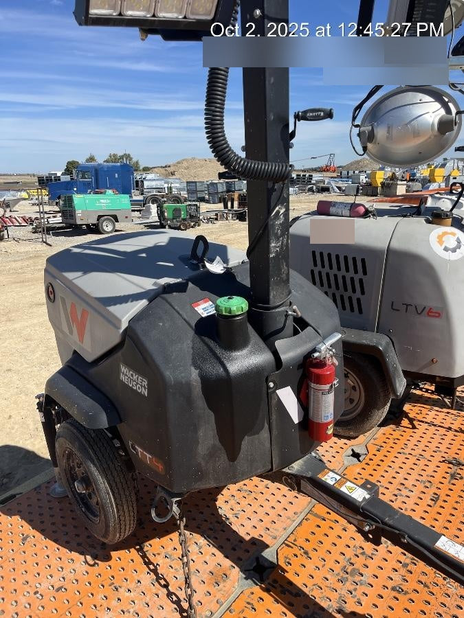 2024 Wacker Neuson LTT4 Diesel, Kohler KDW702, Deep Sea Controller, Auto Start, LED 320W, Bypass Outlet, T3