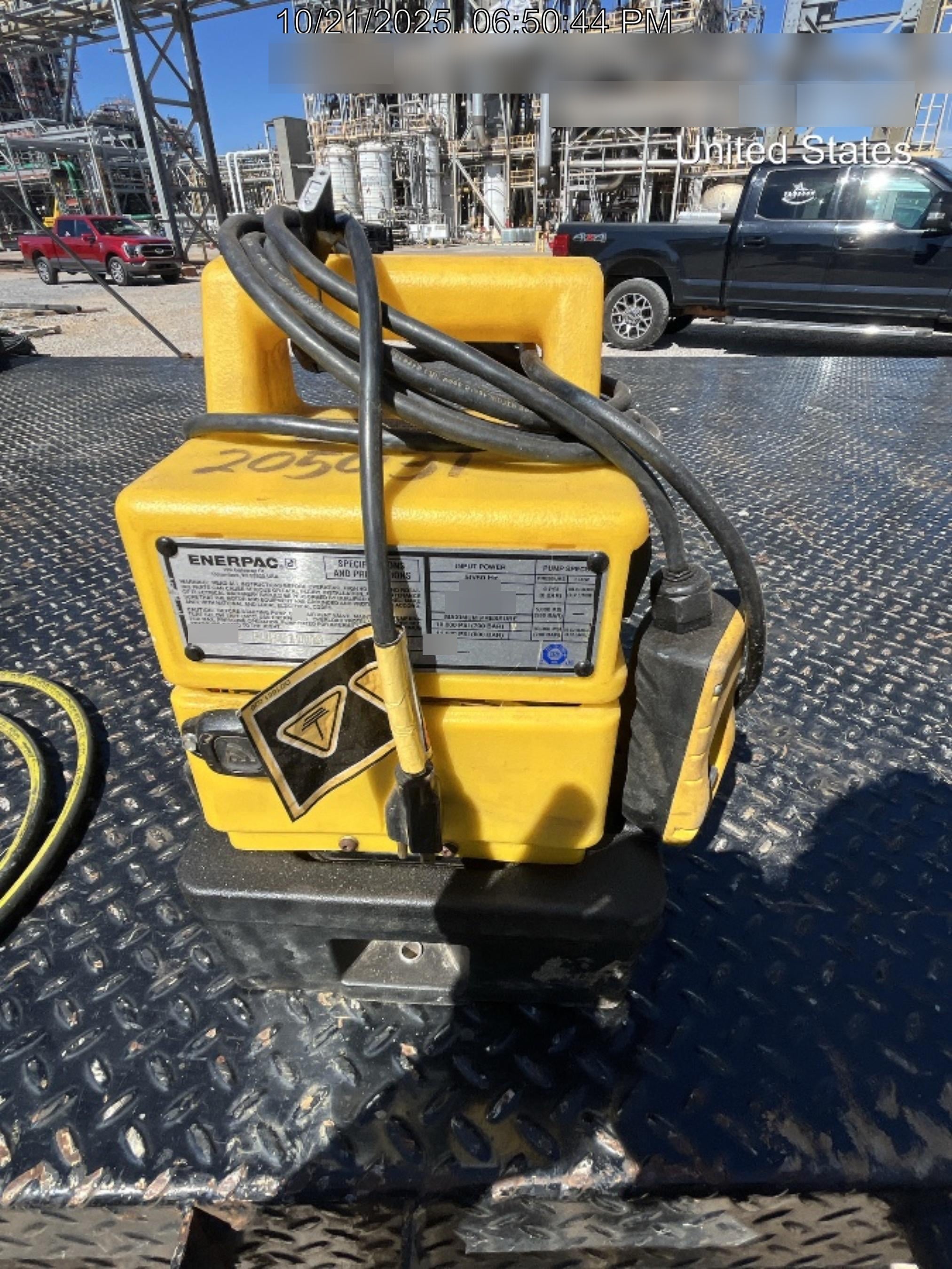2021 ENERPAC PUD1100B