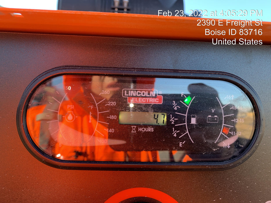 2021 Lincoln Electric Vantage 549X Ready Pak 3, ORANGE (includes trailer, cable rack, fender light kit)