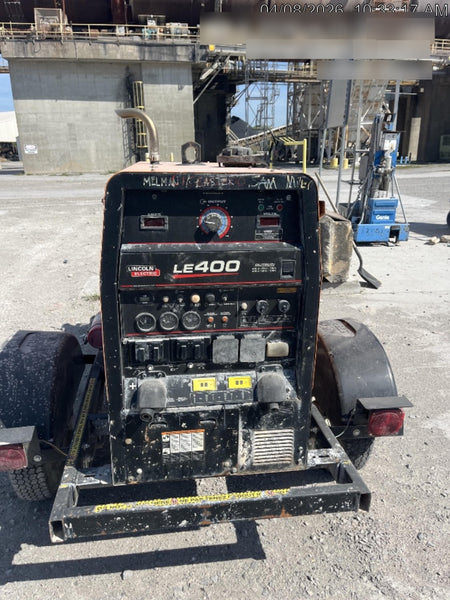 2022 Lincoln Electric LE400 Kubota V1505, Trlr, Cable Rack, Light Kit, ES Decals, T3