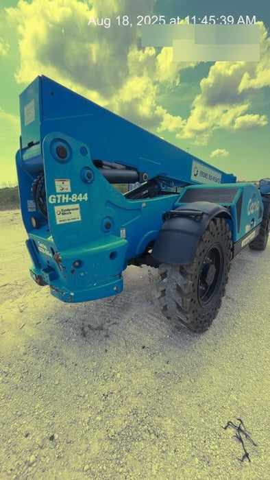 2020 Genie GTH-844 Cab/Heat/Air, Solid Tires, Work Lights, Beacon, Aux Hydraulics, Back up Alarm, Lifting Eye