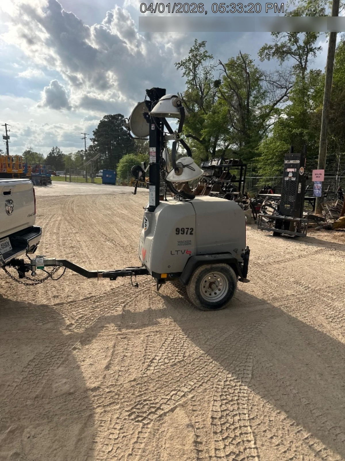 Wacker Neuson LTV6K-MH Wacker Neuson LTV6K Towable Light Tower