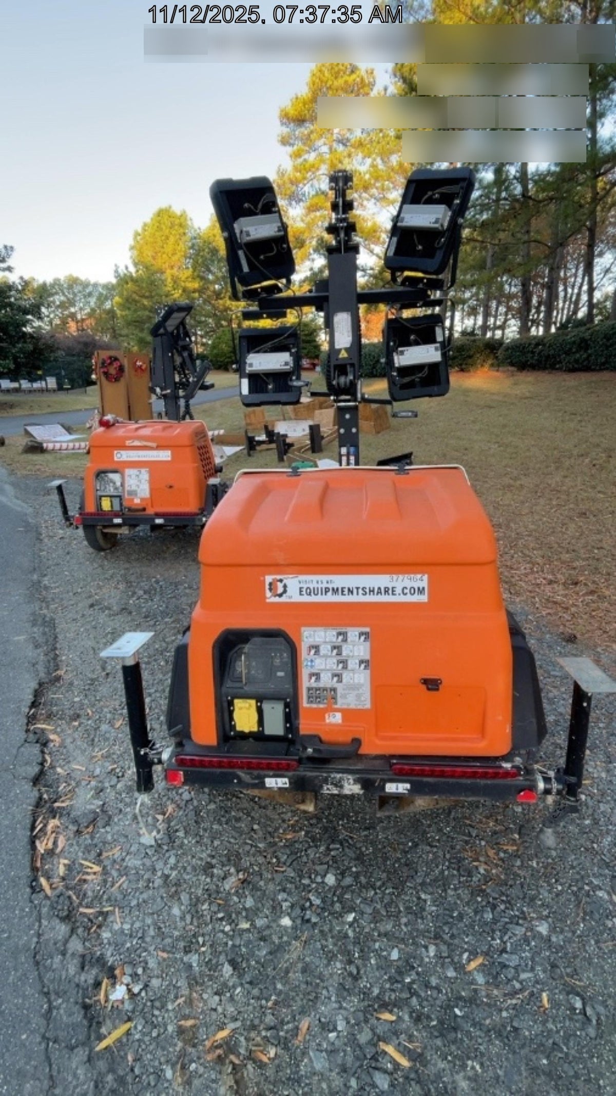 2023 Generac MLT2 Diesel, Flex Switch 120V Input, Powerzone Controller, 
(4) 320W LED Lights, 4kW Generator, 39.9 Gal Fuel Tank, 2" Ball, T3