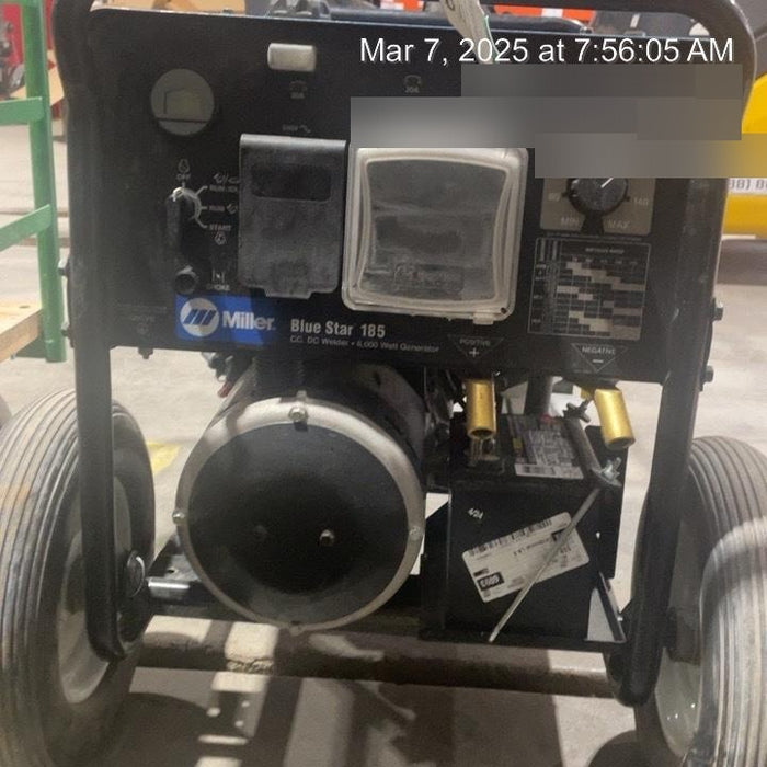 2023 Miller Electric Blue Star 185 Engine Driven Welder, Electric Start, 13 hp, Gas, 6,500 W Peak 907664