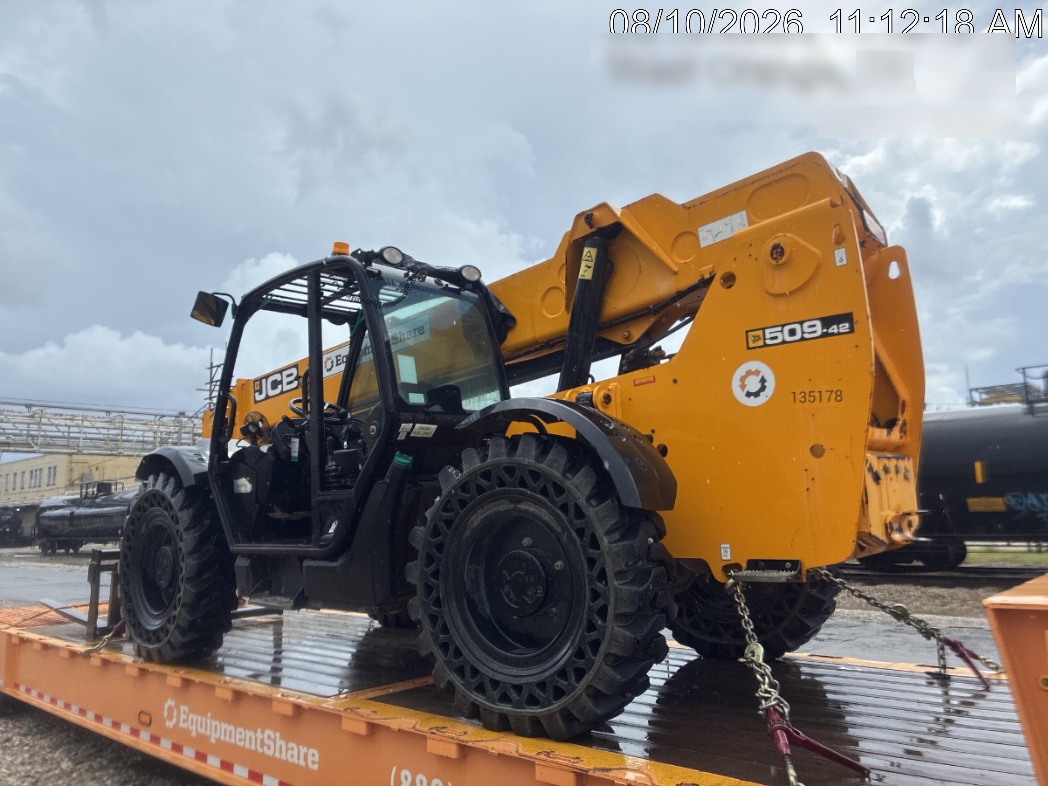 2021 JCB 509-42 74Hp Dsl, Canopy, Sld Tires, LED WL, Bcn, L Hook, EST