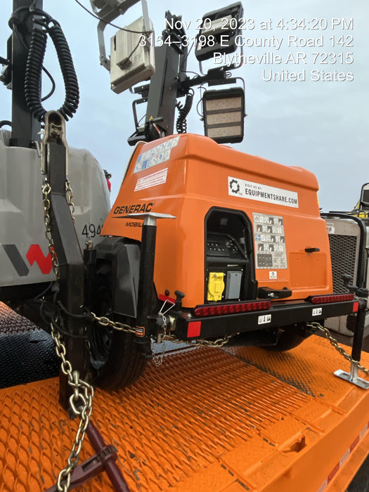 2023 Generac MLT2 Diesel, Flex Switch 120V Input, Powerzone Controller, (4) 320W LED Lights, 4kW Generator, 39.9 Gal Fuel Tank, 2" Ball, T3