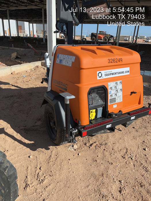 2023 Generac MLT2 Diesel, Flex Switch 120V Input, Powerzone Controller, (4) 320W LED Lights, 4kW Generator, 39.9 Gal Fuel Tank, 2" Ball, T3