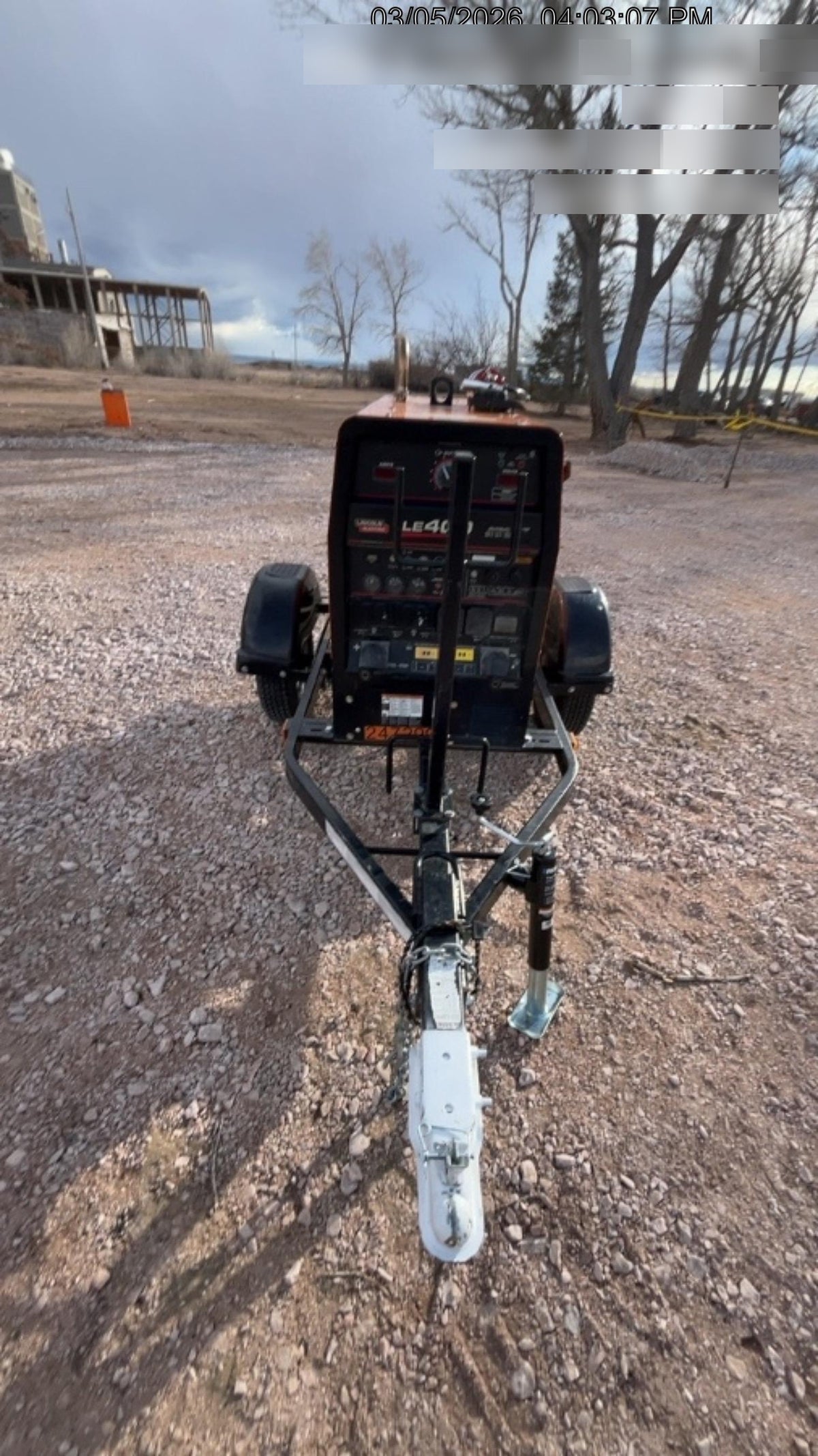 2022 Lincoln Electric LE400 Kubota V1505, Trlr, Cable Rack, Light Kit, ES Decals, T3