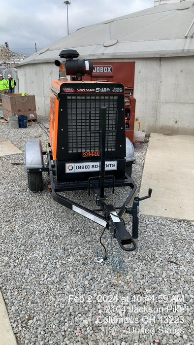 2022 Lincoln Electric Vantage 549X Crosslink Technology, Trailer Mounted, ES Decals, T3