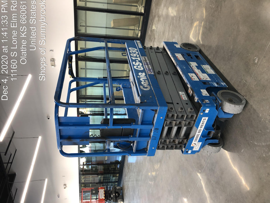 2018 Genie GS-1930 Genie GS-1930 w/Fixed Rail, Chain Entry