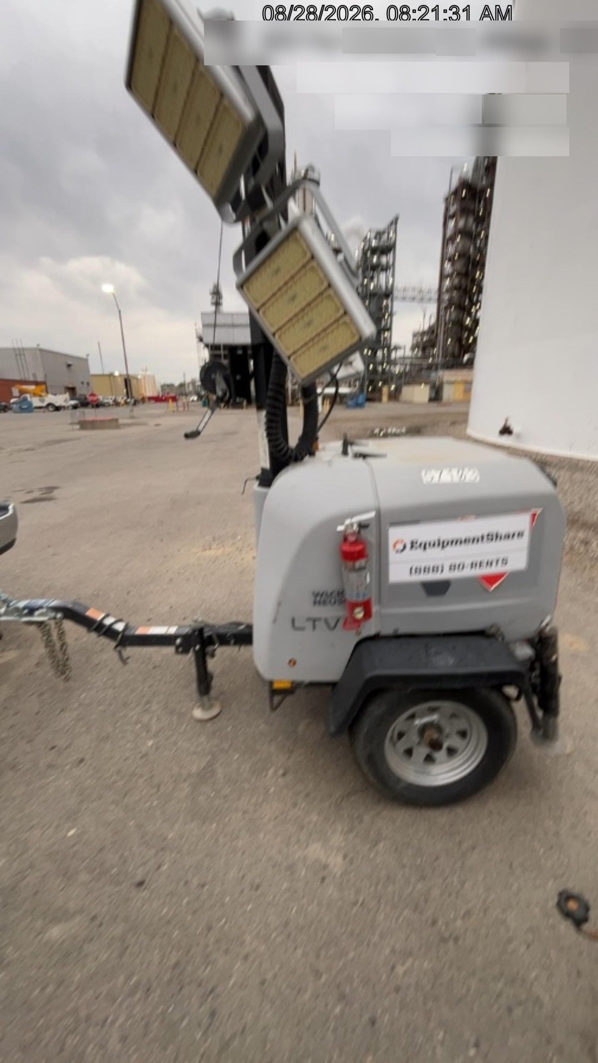 2019 Wacker Neuson LTV6K-LED Standard LED Towable Light Tower w/None