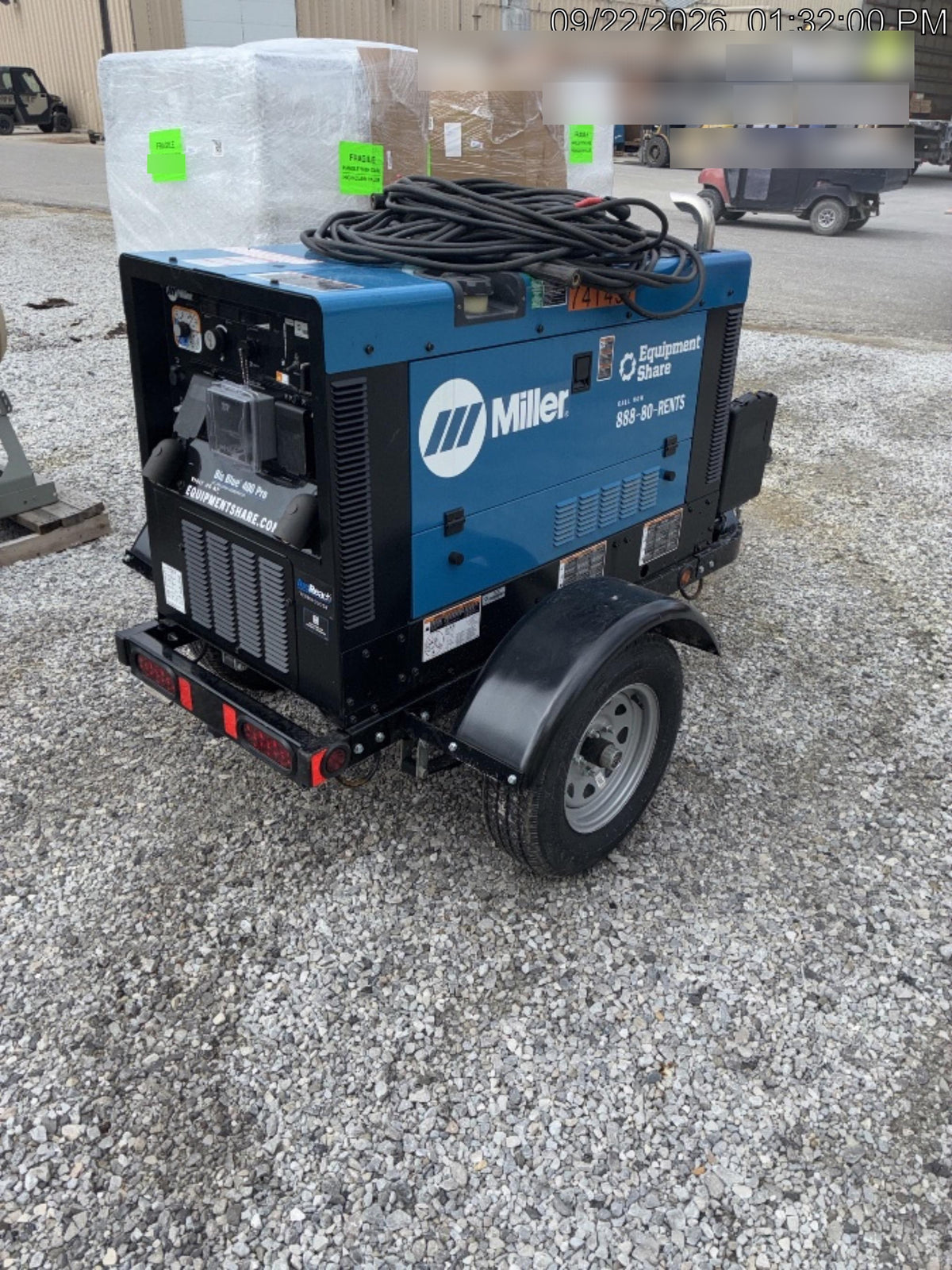 2026 MILLER ELECTRIC BIG BLUE 400
